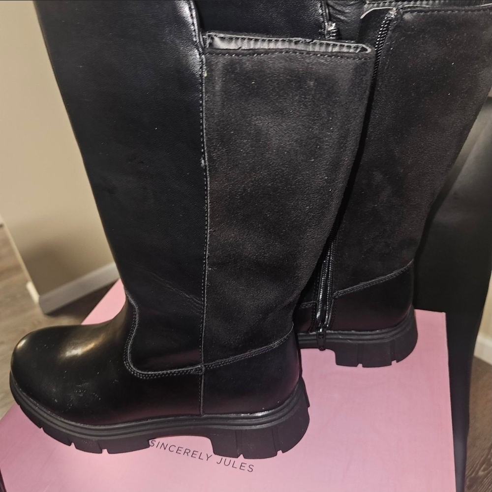Sincerely Jules Black Winter Boots